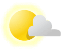 icon of a partially sunny day